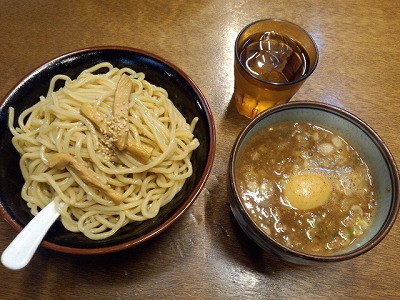 狭山市　つけ麺茜堂。