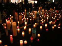 灯明まつりの平和の祈り