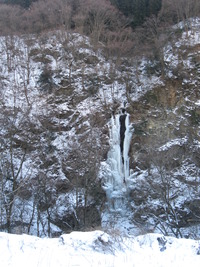 竜島温泉入口の風景