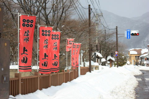 記録的大雪 雪の上田城！