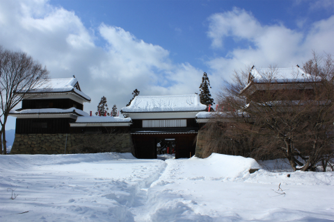 記録的大雪 雪の上田城！