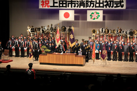 平成25年上田市消防出初式に参加してきました。