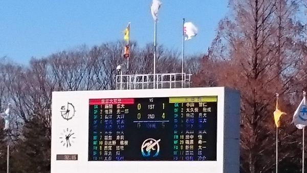 上田西　サッカー部　全国3回戦