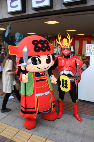 ご当地キャラ上田へようこそ 真田幸丸フェスティバルに県内外から１８体