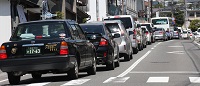 けふの御開帳渋滞