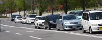 けふの御開帳渋滞