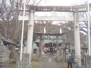 湯福神社へ