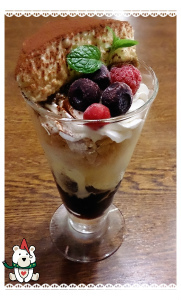 ティラミスパフェ✿抹茶白玉パフェ　究極の選択