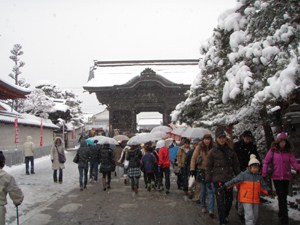 善光寺さんに初詣