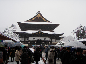 善光寺さんに初詣