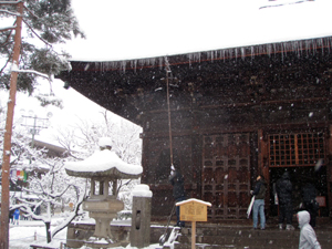 善光寺さんに初詣