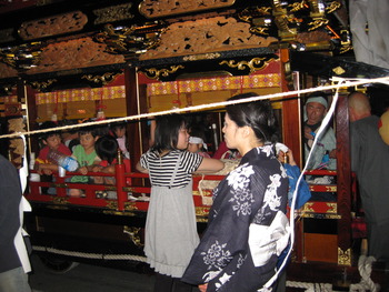 阿礼神社のお祭り（塩尻）