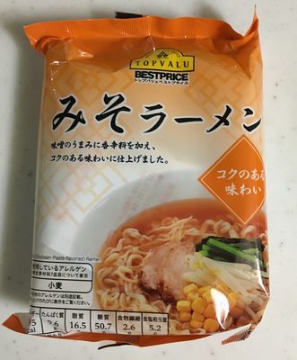 トップバリュー みそラーメン