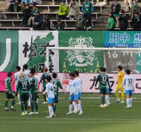 気温も内容も、寒い試合(J3  第36節  YSCC横浜戦）