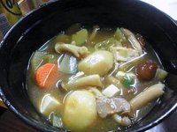 飯山　北条の芋煮会