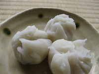 長いもの茶巾絞り