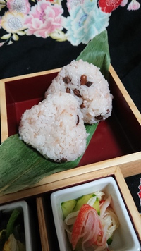 おばあちゃんの小豆ご飯♪